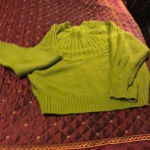 MOVING SALE NO HAGGLING STARWEAR MEDIUM PULLOVER LIME GREEN 100% ACRYLIC SWEATER